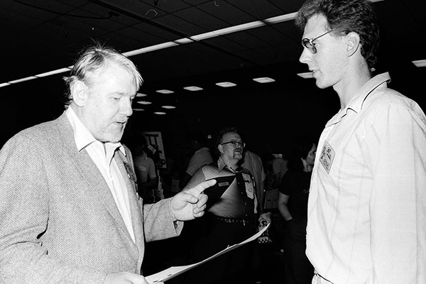 alex toth and steve rude at 1984 San Diego ComiCon